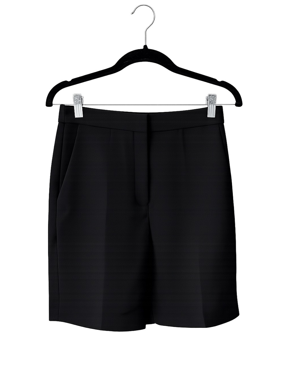 Babaton Aritzia Black Tailored Bermuda Shorts Size 4